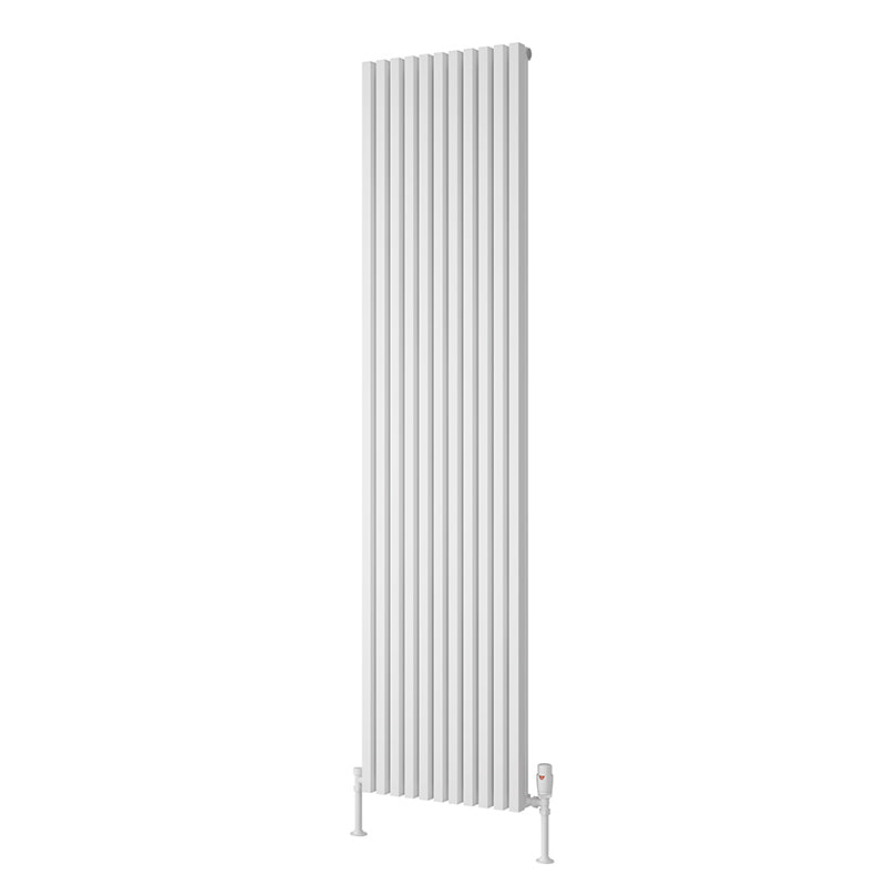 Reina Albano Vertical Aluminium Radiator (6 sizes, 4 colours) - Brand New Bathrooms