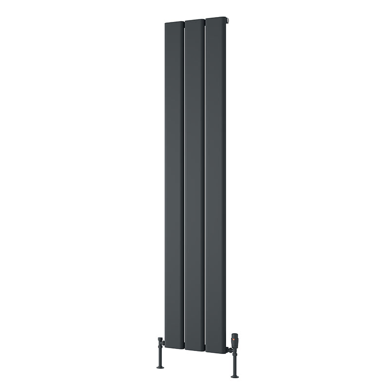 Reina Caldaro Vertical Aluminium Radiator (4 sizes, 3 colours) - Brand New Bathrooms
