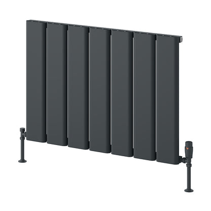 Reina Caldaro Horizontal Aluminium Radiator (4 sizes, 2 colours) - Brand New Bathrooms