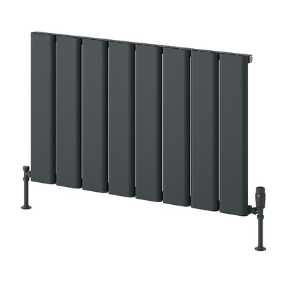 Reina Caldaro Horizontal Aluminium Radiator (4 sizes, 2 colours) - Brand New Bathrooms