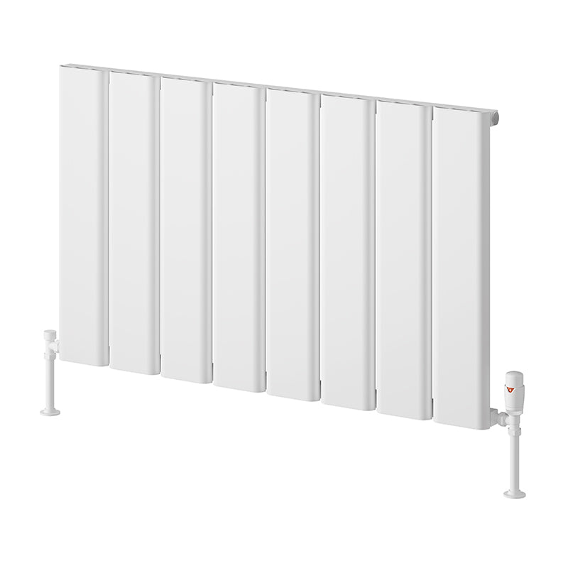 Reina Caldaro Horizontal Aluminium Radiator (4 sizes, 2 colours) - Brand New Bathrooms