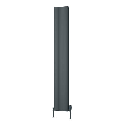 Reina Gio Vertical Aluminium Radiator (3 sizes, 2 types, 2 colours) - Brand New Bathrooms