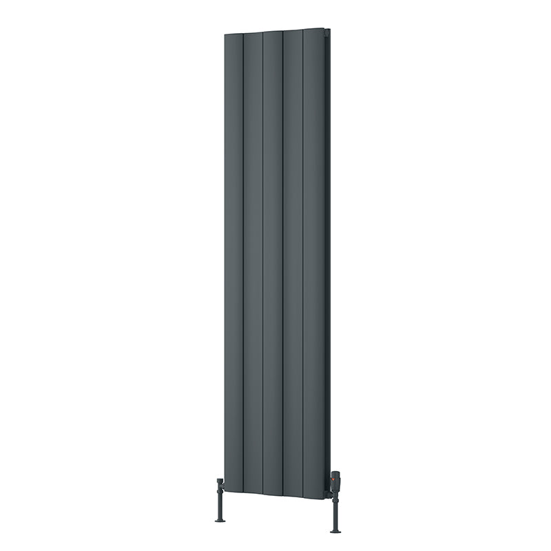 Reina Gio Vertical Aluminium Radiator (3 sizes, 2 types, 2 colours) - Brand New Bathrooms