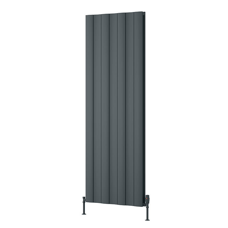 Reina Gio Vertical Aluminium Radiator (3 sizes, 2 types, 2 colours) - Brand New Bathrooms