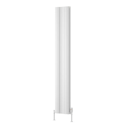Reina Gio Vertical Aluminium Radiator (3 sizes, 2 types, 2 colours) - Brand New Bathrooms
