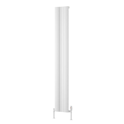 Reina Gio Vertical Aluminium Radiator (3 sizes, 2 types, 2 colours) - Brand New Bathrooms