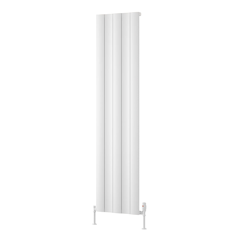 Reina Gio Vertical Aluminium Radiator (3 sizes, 2 types, 2 colours) - Brand New Bathrooms