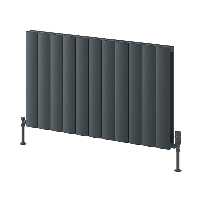 Reina Loco Horizontal Aluminium Radiator (5 sizes, 2 colours) - Brand New Bathrooms