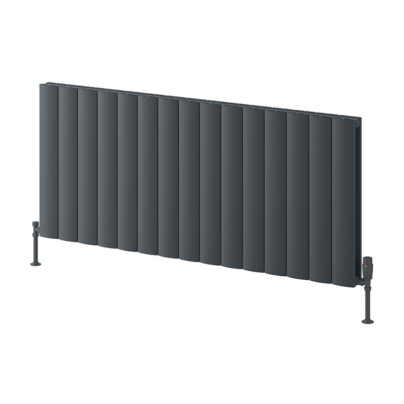 Reina Loco Horizontal Aluminium Radiator (5 sizes, 2 colours) - Brand New Bathrooms
