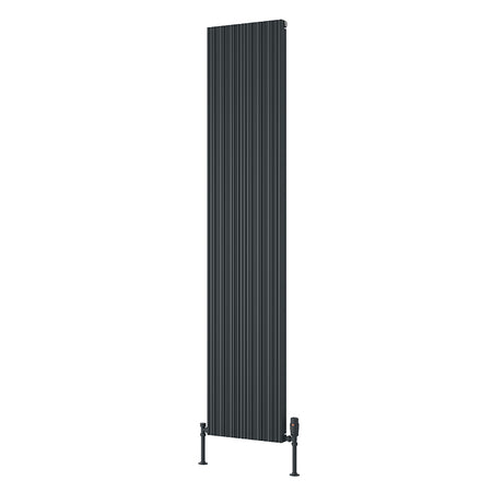 Reina Melvin Vertical Aluminium Radiator (2 sizes, 5 colours) - Brand New Bathrooms