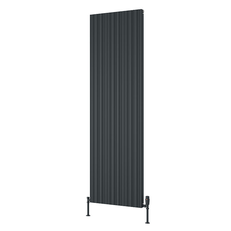 Reina Melvin Vertical Aluminium Radiator (2 sizes, 5 colours) - Brand New Bathrooms