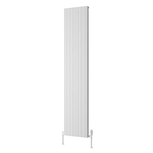 Reina Melvin Vertical Aluminium Radiator (2 sizes, 5 colours) - Brand New Bathrooms