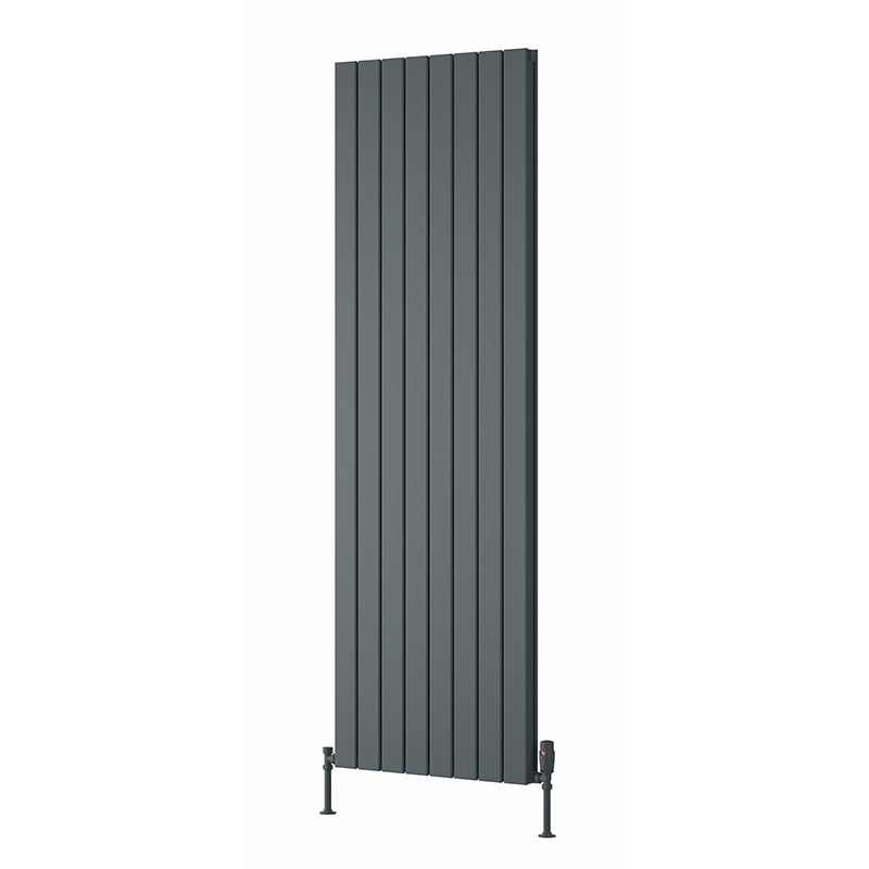 Reina Piatto Vertical Aluminium Radiator (6 sizes, 2 style, 2 colours) - Brand New Bathrooms