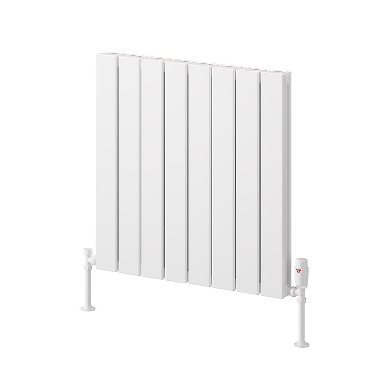 Reina Piatto Horizontal Aluminium Radiator (6 sizes, 2 style, 2 colours) - Brand New Bathrooms