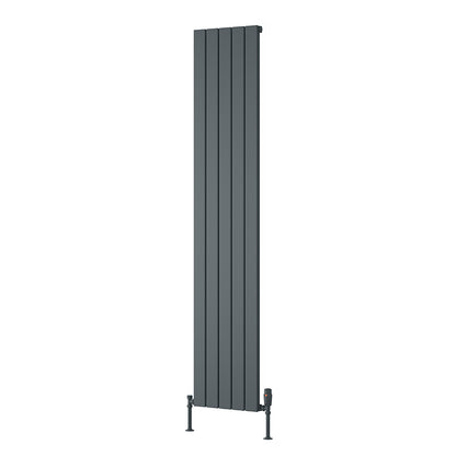 Reina Piatto Vertical Aluminium Radiator (6 sizes, 2 style, 2 colours) - Brand New Bathrooms