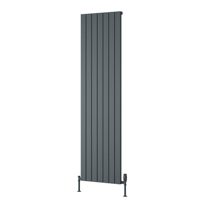 Reina Piatto Vertical Aluminium Radiator (6 sizes, 2 style, 2 colours) - Brand New Bathrooms