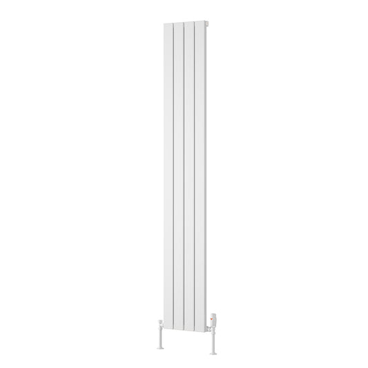 Reina Piatto Vertical Aluminium Radiator (6 sizes, 2 style, 2 colours) - Brand New Bathrooms