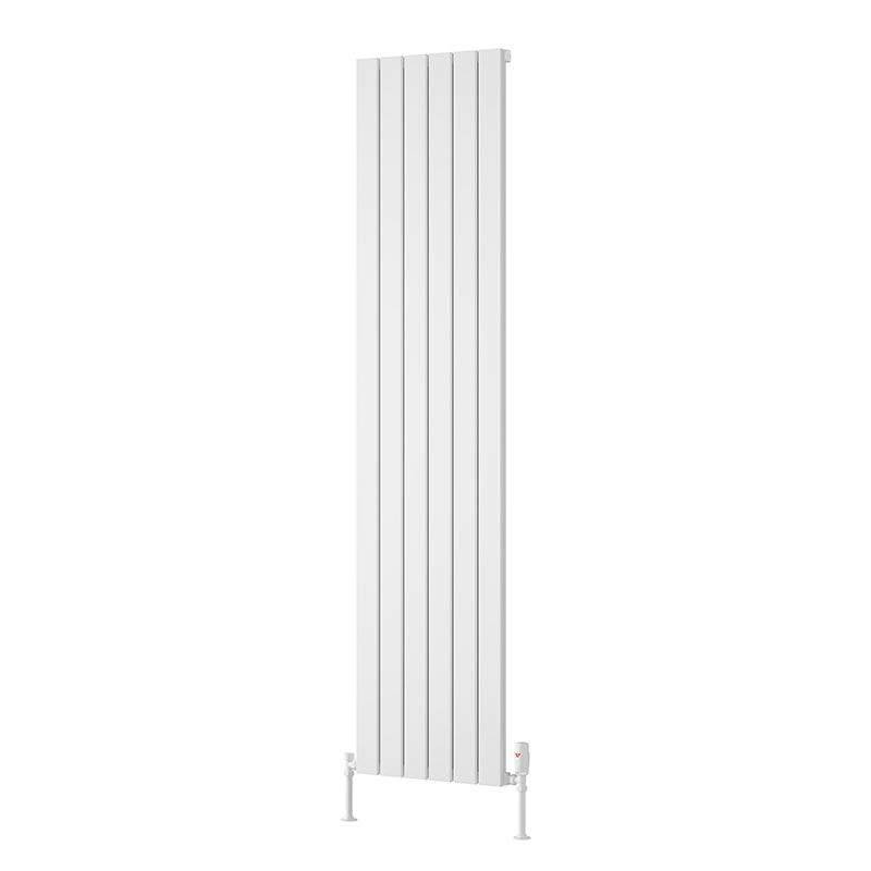 Reina Piatto Vertical Aluminium Radiator (6 sizes, 2 style, 2 colours) - Brand New Bathrooms
