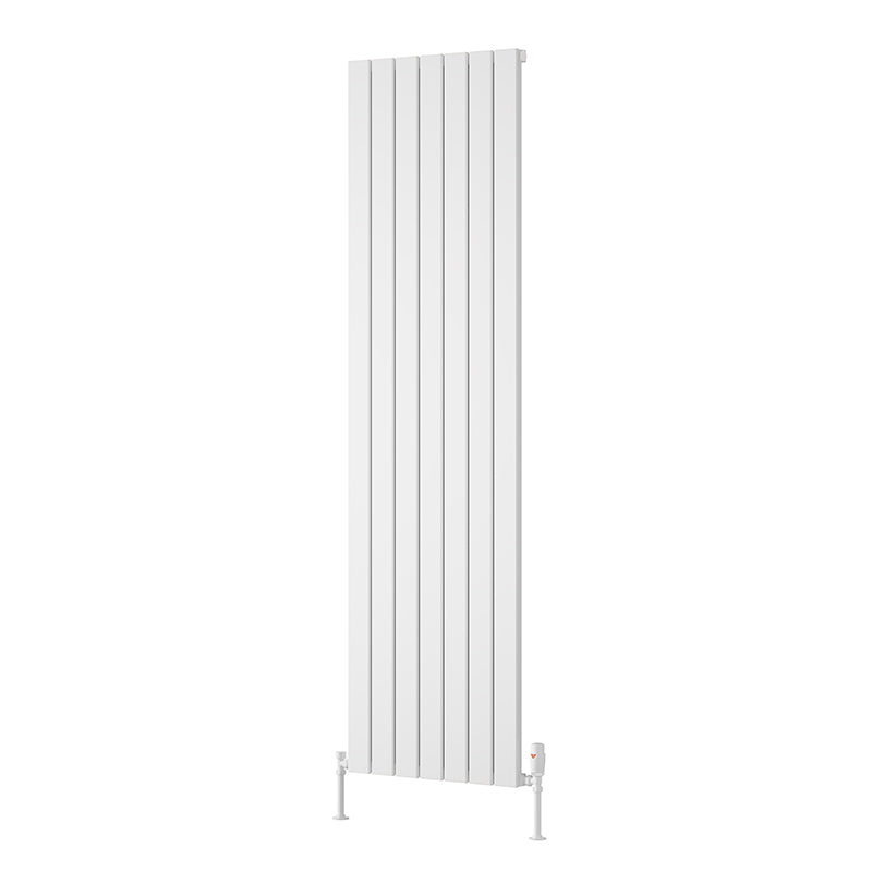 Reina Piatto Vertical Aluminium Radiator (6 sizes, 2 style, 2 colours) - Brand New Bathrooms