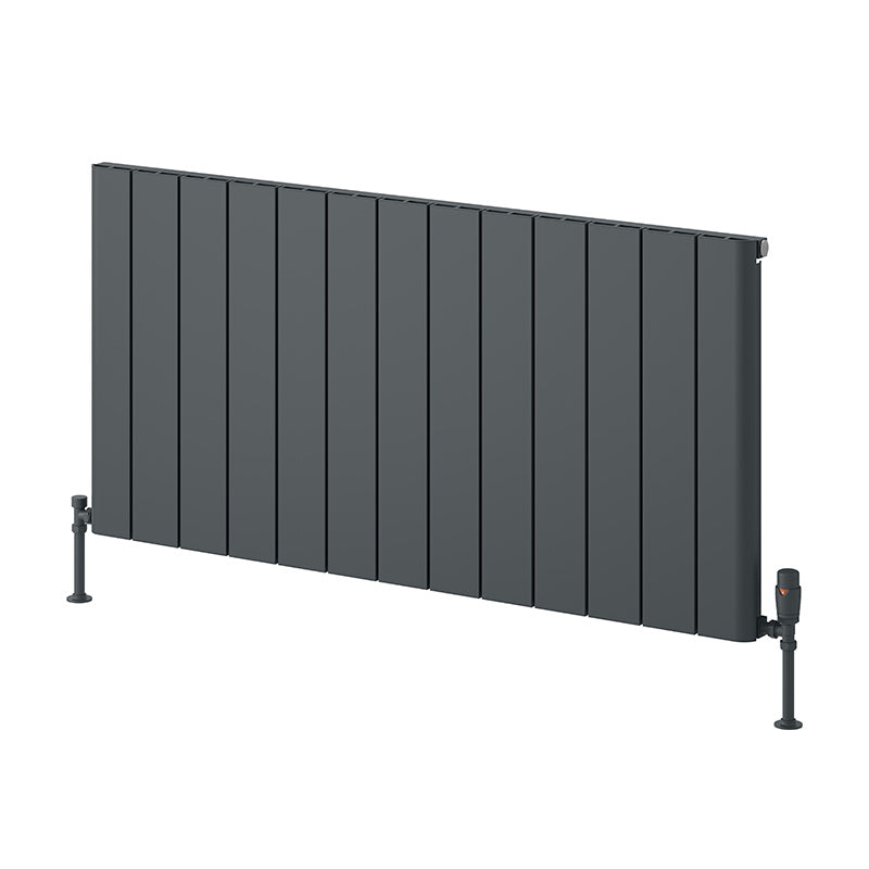 Reina Resia Horizontal Aluminium Radiator (6 sizes, 2 colours) - Brand New Bathrooms