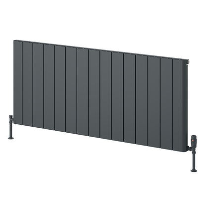 Reina Resia Horizontal Aluminium Radiator (6 sizes, 2 colours) - Brand New Bathrooms