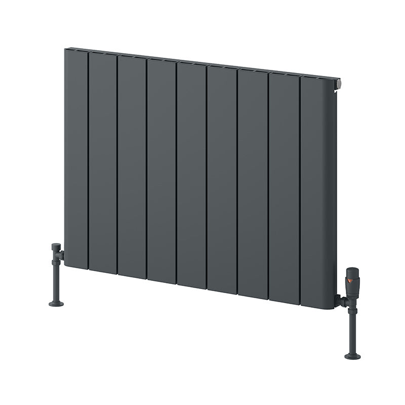 Reina Resia Horizontal Aluminium Radiator (6 sizes, 2 colours) - Brand New Bathrooms