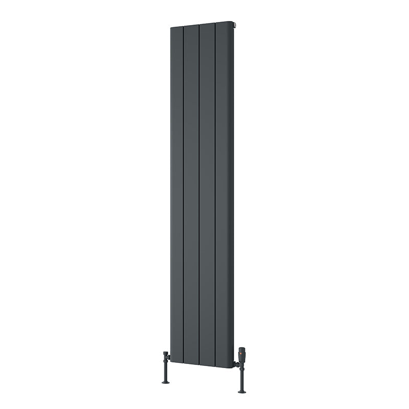 Reina Resia Vertical Aluminium Radiator (5 sizes, 2 colours) - Brand New Bathrooms