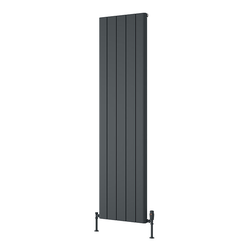 Reina Resia Vertical Aluminium Radiator (5 sizes, 2 colours) - Brand New Bathrooms