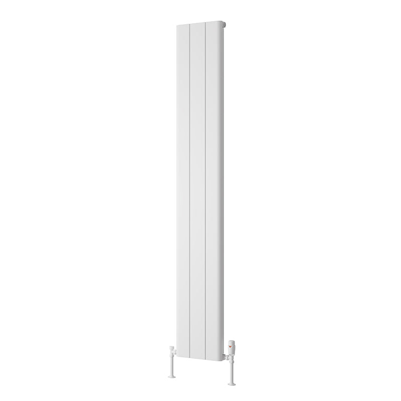 Reina Resia Vertical Aluminium Radiator (5 sizes, 2 colours) - Brand New Bathrooms