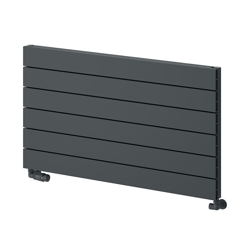 Reina Rienza Horizontal Aluminium Radiator (5 sizes, 2 colours) - Brand New Bathrooms