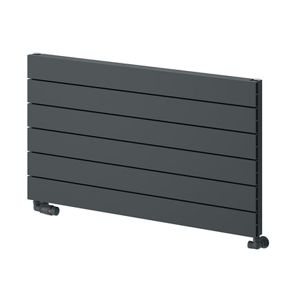 Reina Rienza Horizontal Aluminium Radiator (5 sizes, 2 colours) - Brand New Bathrooms