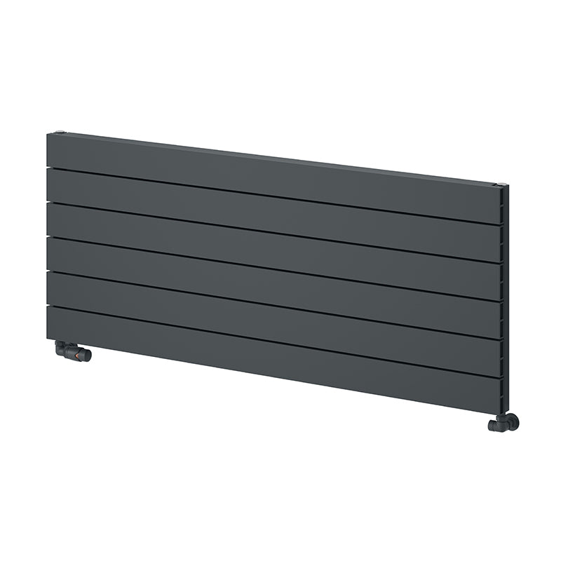 Reina Rienza Horizontal Aluminium Radiator (5 sizes, 2 colours) - Brand New Bathrooms