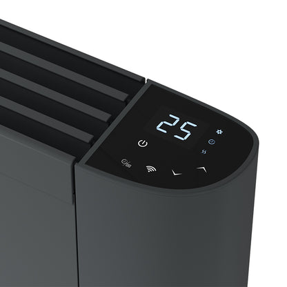 Reina Serre Electric Horizontal Aluminium Radiator (3 sizes, 2 colours) - Brand New Bathrooms