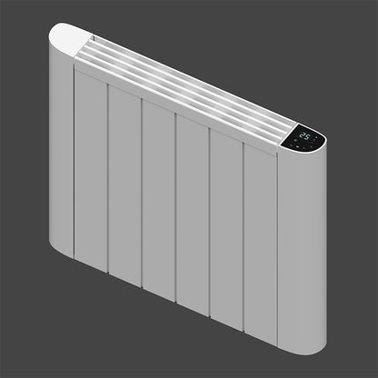 Reina Serre Electric Horizontal Aluminium Radiator (3 sizes, 2 colours) - Brand New Bathrooms