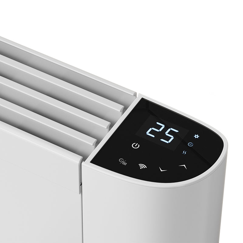 Reina Serre Electric Horizontal Aluminium Radiator (3 sizes, 2 colours) - Brand New Bathrooms