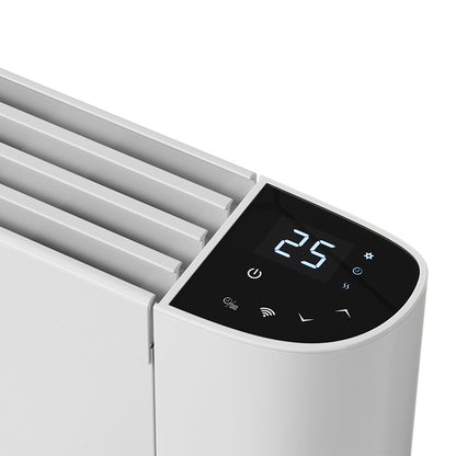 Reina Serre Electric Horizontal Aluminium Radiator (3 sizes, 2 colours) - Brand New Bathrooms