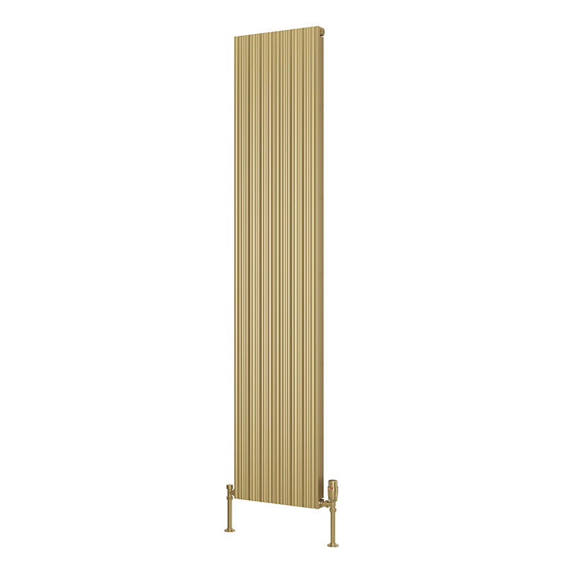 Reina Melvin Vertical Aluminium Radiator (2 sizes, 5 colours) - Brand New Bathrooms