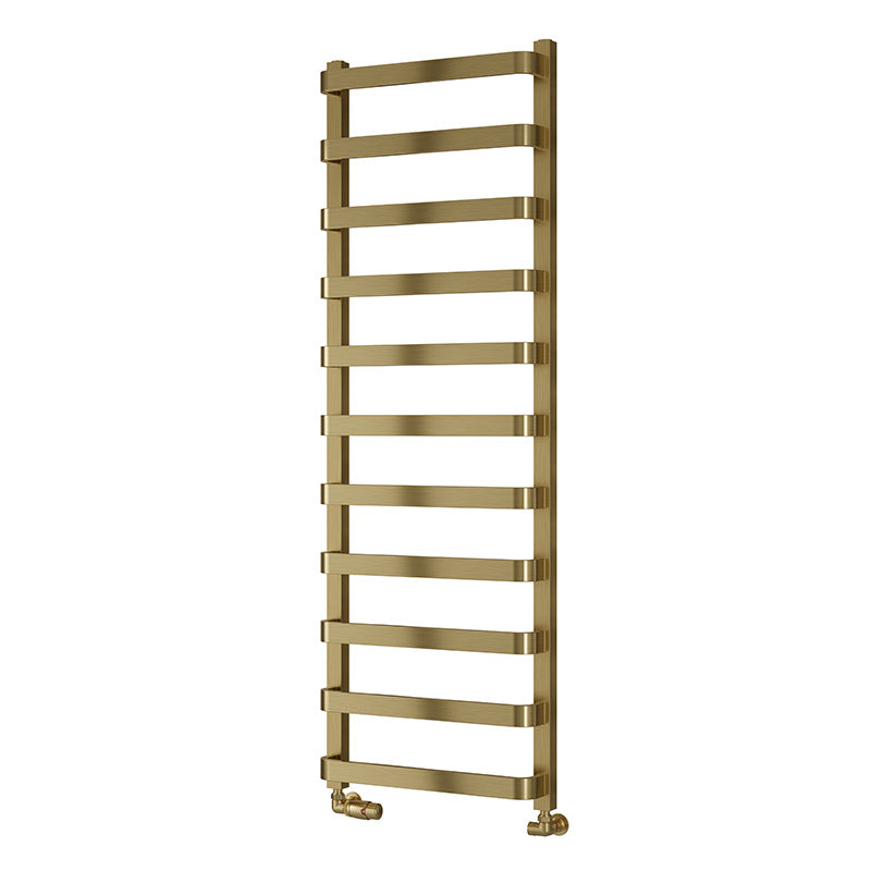 Reina Flora Vertical Mild Steel Towel Radiator (3 sizes, 2 colours) - Brand New Bathrooms