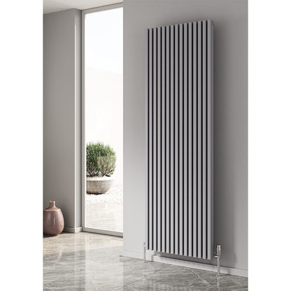 Reina Albano Vertical Aluminium Radiator (6 sizes, 4 colours) - Brand New Bathrooms