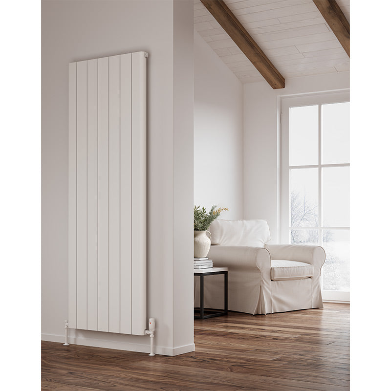 Reina Resia Vertical Aluminium Radiator (5 sizes, 2 colours) - Brand New Bathrooms