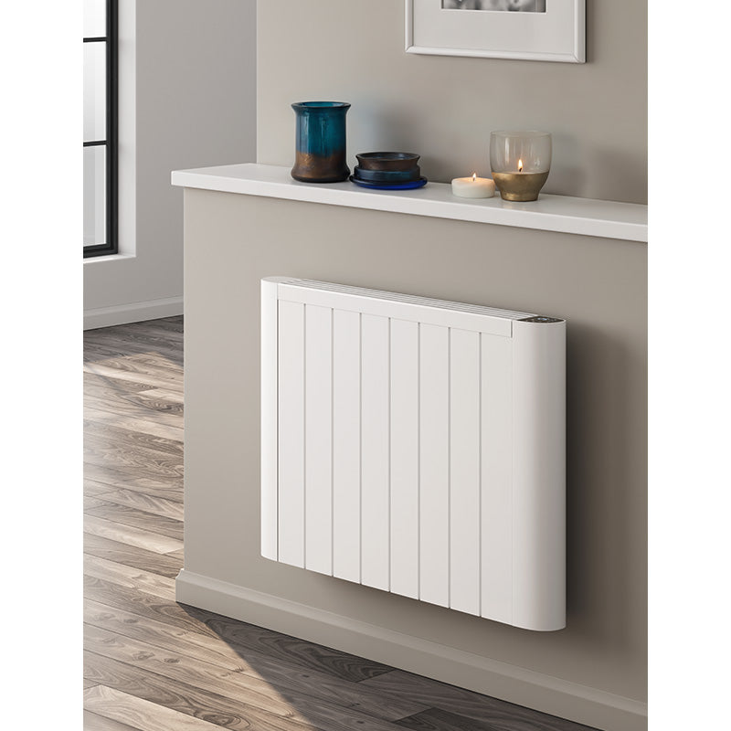Reina Serre Electric Horizontal Aluminium Radiator (3 sizes, 2 colours) - Brand New Bathrooms