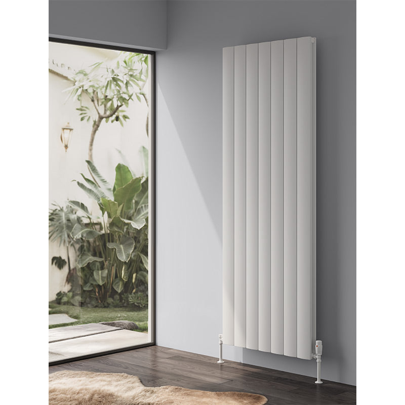 Reina Loco Vertical Aluminium Radiator (5 sizes, 2 colours) - Brand New Bathrooms