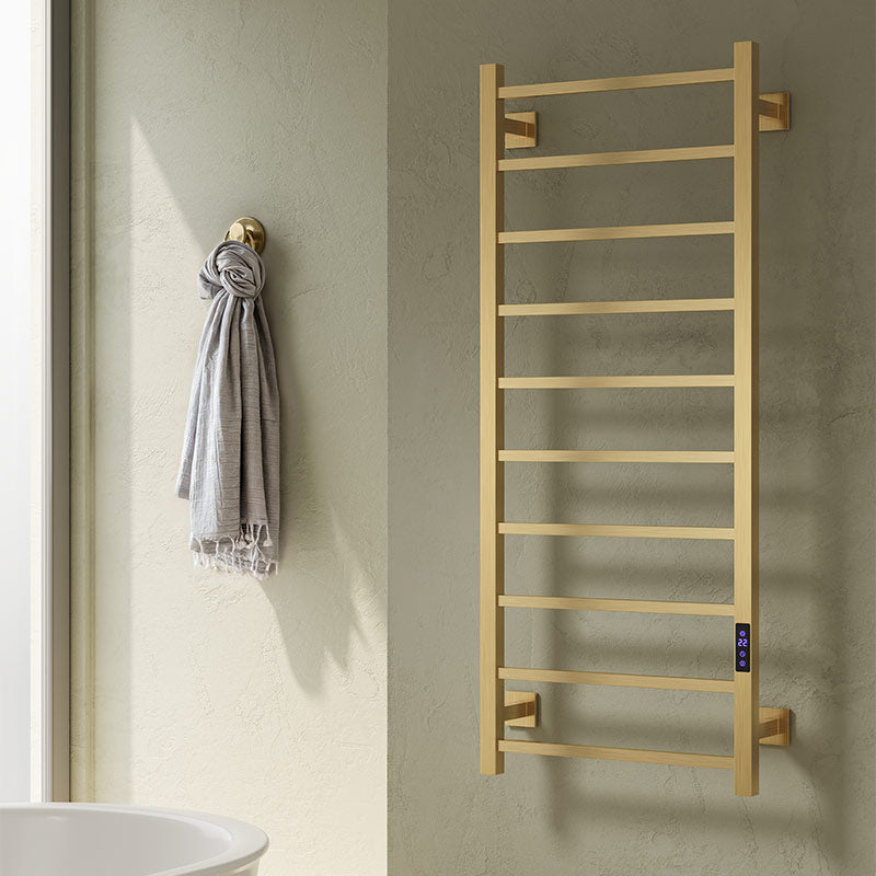 Reina Velino Dry Electric Stainless Steel Towel Radiator (2 sizes, 2 colours) - Brand New Bathrooms