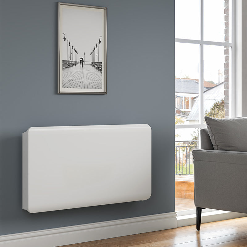 Reina Odet Horizontal Electric Ceramic Core WiFi Radiator (3 sizes, 2 colours) - Brand New Bathrooms