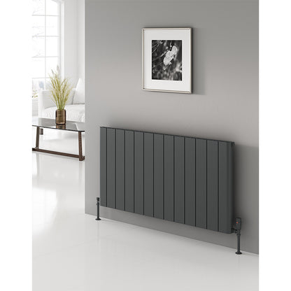 Reina Resia Horizontal Aluminium Radiator (6 sizes, 2 colours) - Brand New Bathrooms