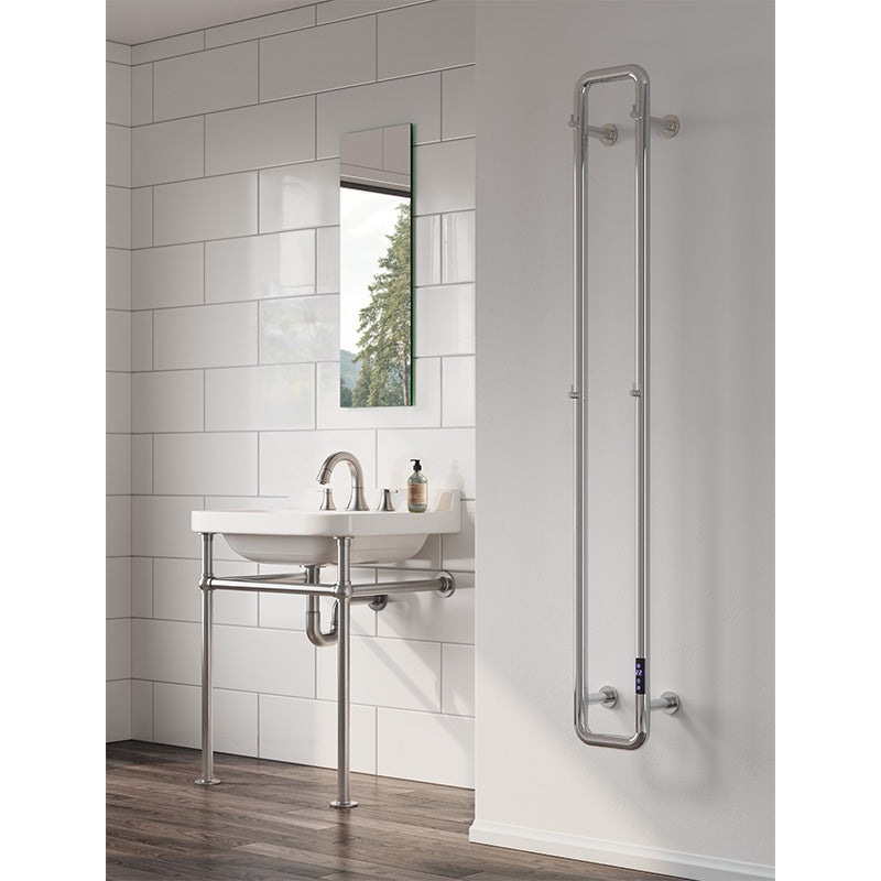 Reina Pelmo Dry Electric Stainless Steel Towel Radiator (1 size, 4 colours) - Brand New Bathrooms