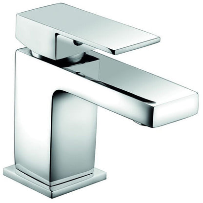 RAK Ceramics Cubis Mono Basin Mixer Tap with Clicker Waste (1 size, Chrome) - Brand New Bathrooms