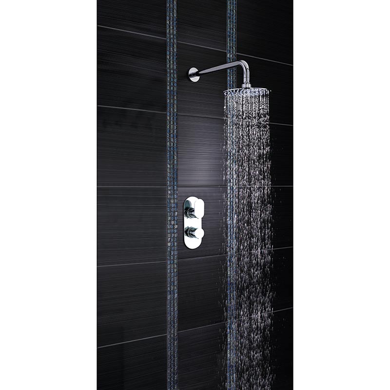 Hudson Reed Reign Thermostatic Shower Valve (2 styles, Chrome) - Brandnew Bathroom
