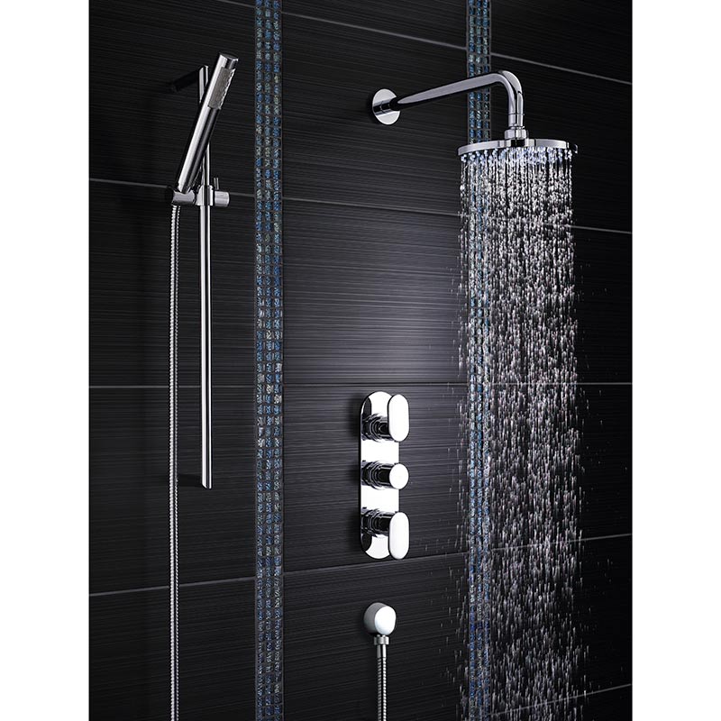 Hudson Reed Reign Thermostatic Shower Valve (2 styles, Chrome) - Brandnew Bathroom