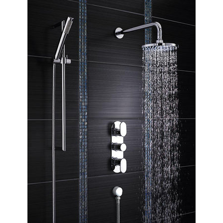 Hudson Reed Reign Thermostatic Shower Valve (2 styles, Chrome) - Brandnew Bathroom